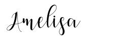 Amelisa шрифт