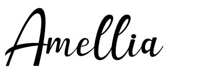 Amellia шрифт