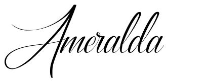 Ameralda шрифт