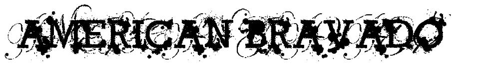 American Bravado font