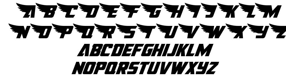 American Kestrel font specimens
