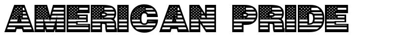 American Pride font