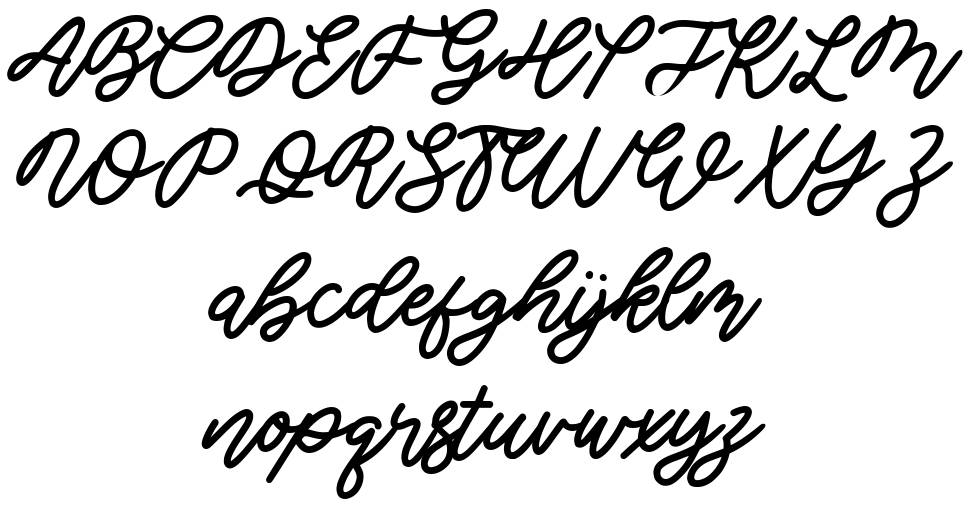 Amertano font Örnekler