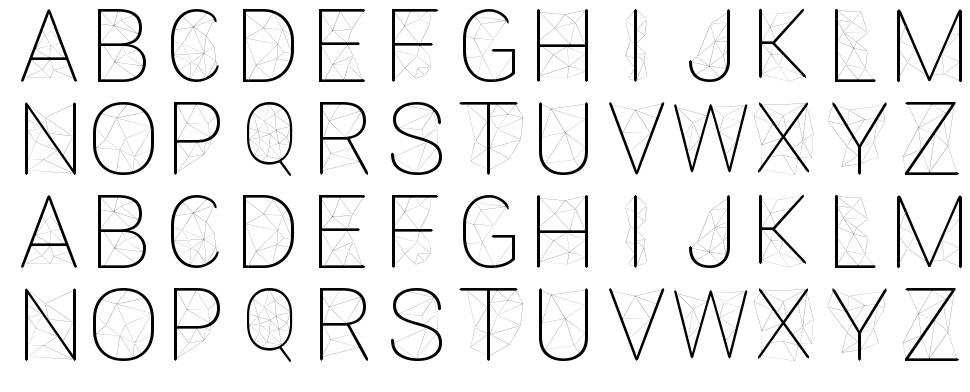 Amethyst font Örnekler