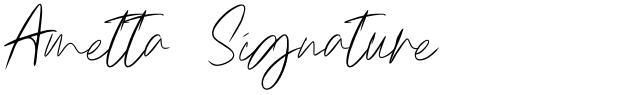 Ametta Signature