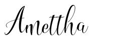 Amettha шрифт
