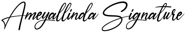 Ameyallinda Signature