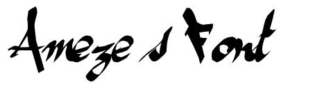 Ameze's Font 字形