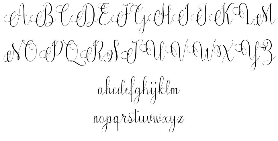 Amidah font specimens