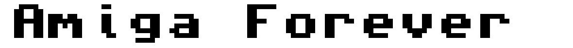 Amiga Forever font