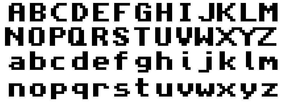 Amiga Forever font specimens