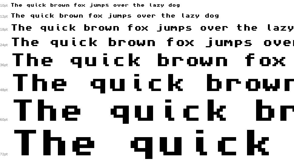 Amiga Forever font Waterfall