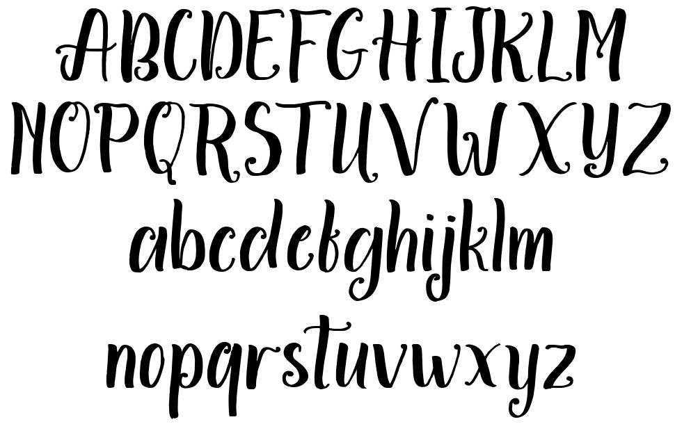 Aminetta font by HandletterYean | FontRiver