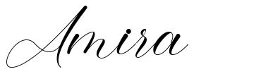 Amira шрифт