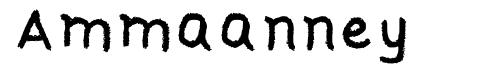 Ammaanney font