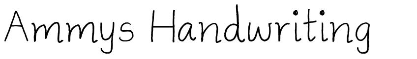 Ammys Handwriting フォント