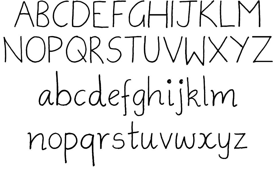 Ammys Handwriting フォント 標本