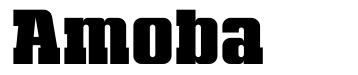 Amoba шрифт
