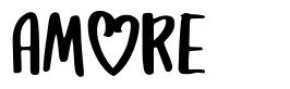 Amore шрифт