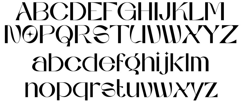 Amoria font Örnekler