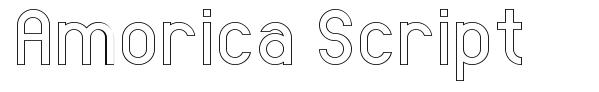 Amorica Script font