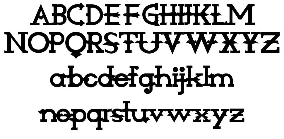Amorphica шрифт Спецификация