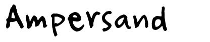 Ampersand font