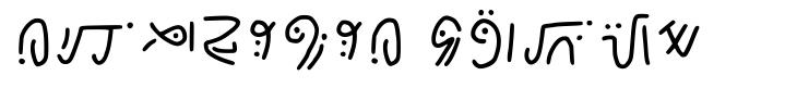 Amphibia Runes písmo