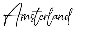 Amsterland шрифт