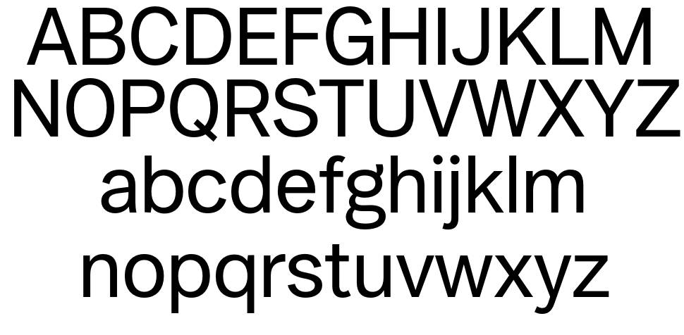 Amurg font specimens