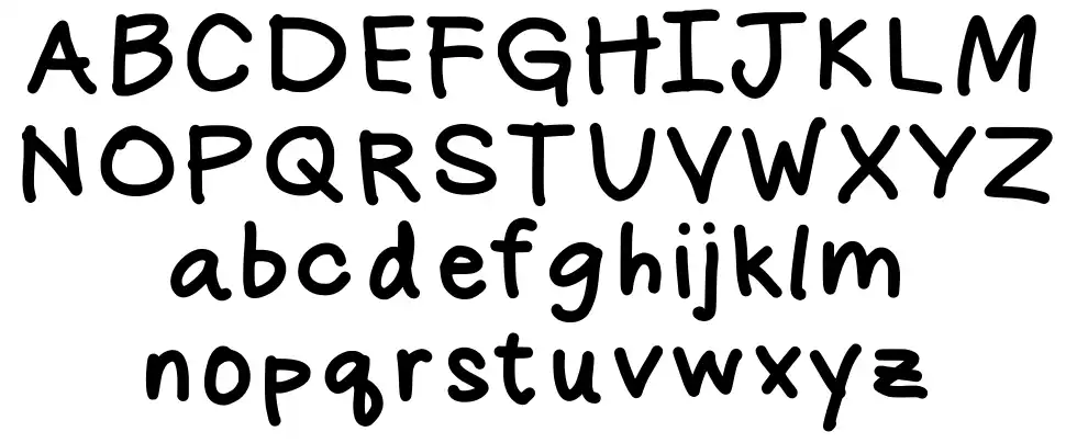 Amys Handwritingfont specimens