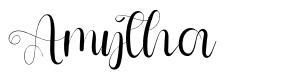 Amytha font