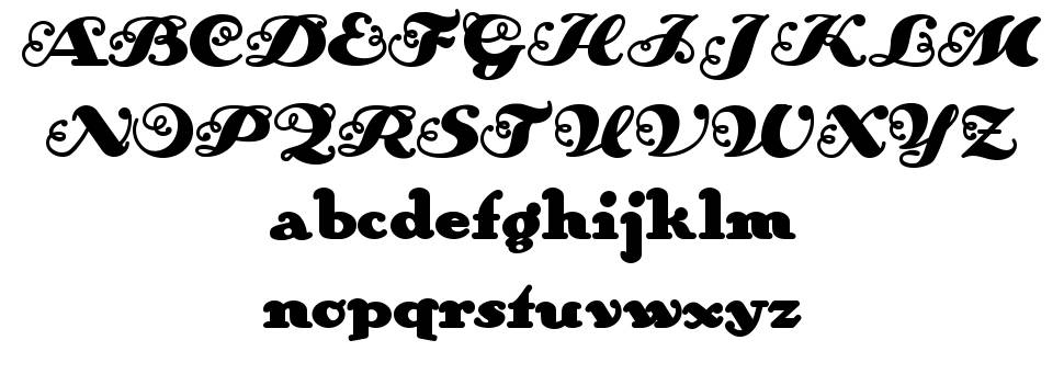 AnAkronism font specimens