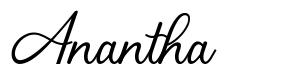 Anantha font