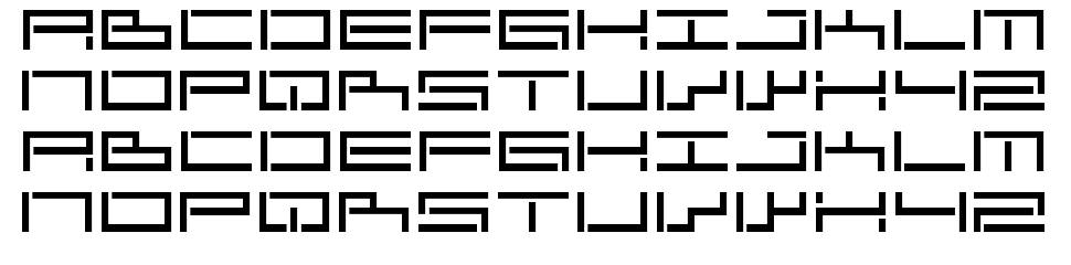 AnaScript フォント 標本