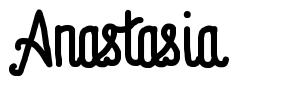 Anastasia font