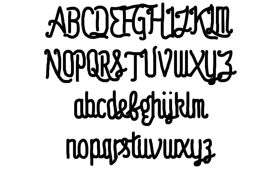 Anastasia font Örnekler