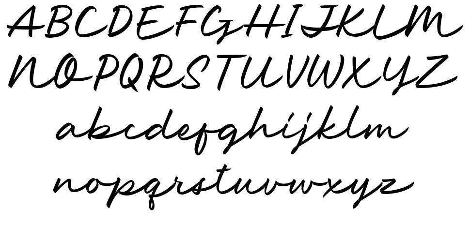 Anastasya font Örnekler