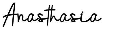 Anasthasia шрифт