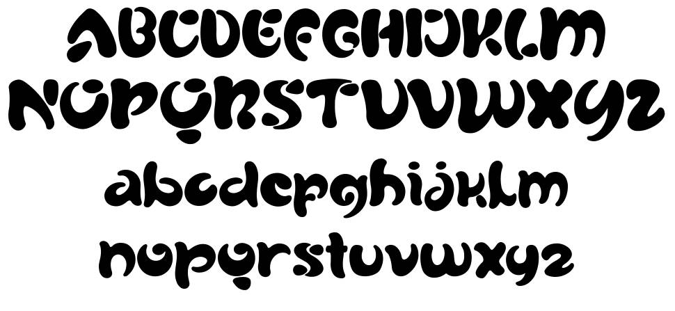Anchora フォント 標本