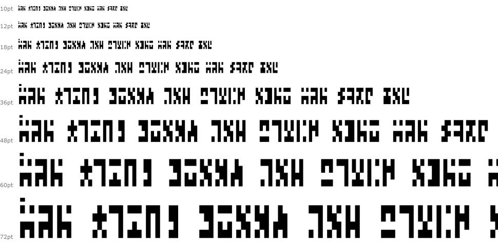 Ancient G Modern písmo Vodopád
