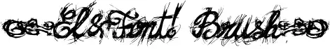 <El&Font! Brush>