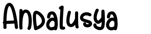 Andalusya font