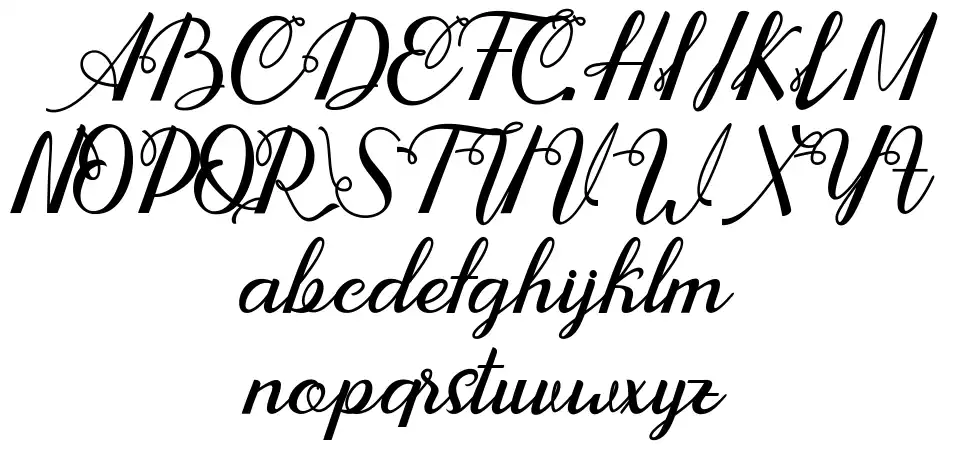 Andara font specimens