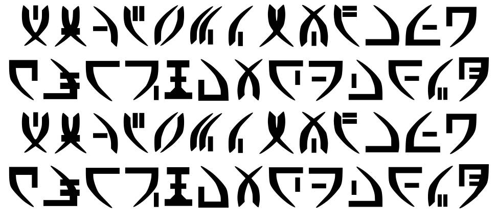 Andarion font specimens