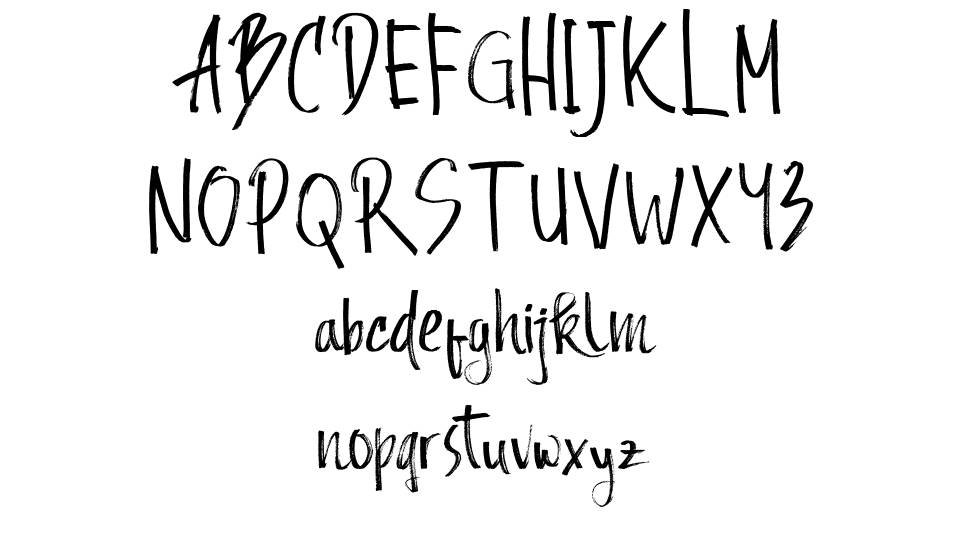 Andecha font Örnekler