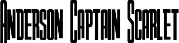 Anderson Captain Scarlet