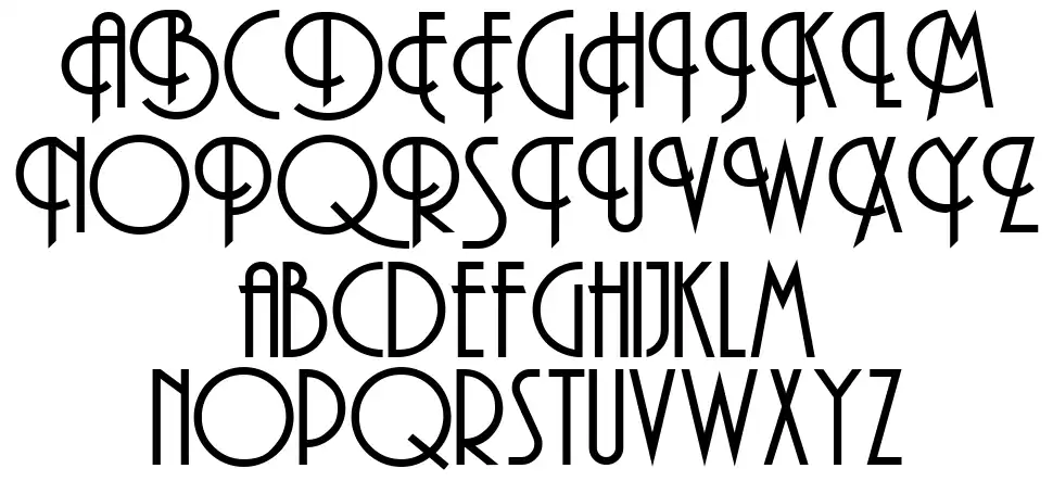 Andes font Örnekler