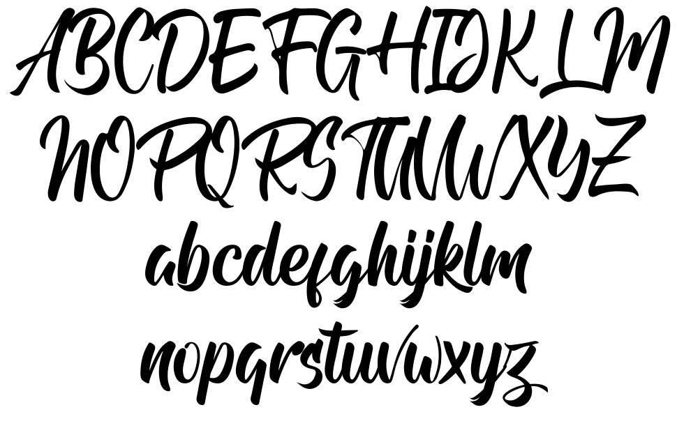 Andhibath font Örnekler