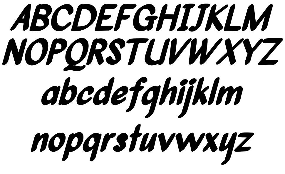 Andika font specimens